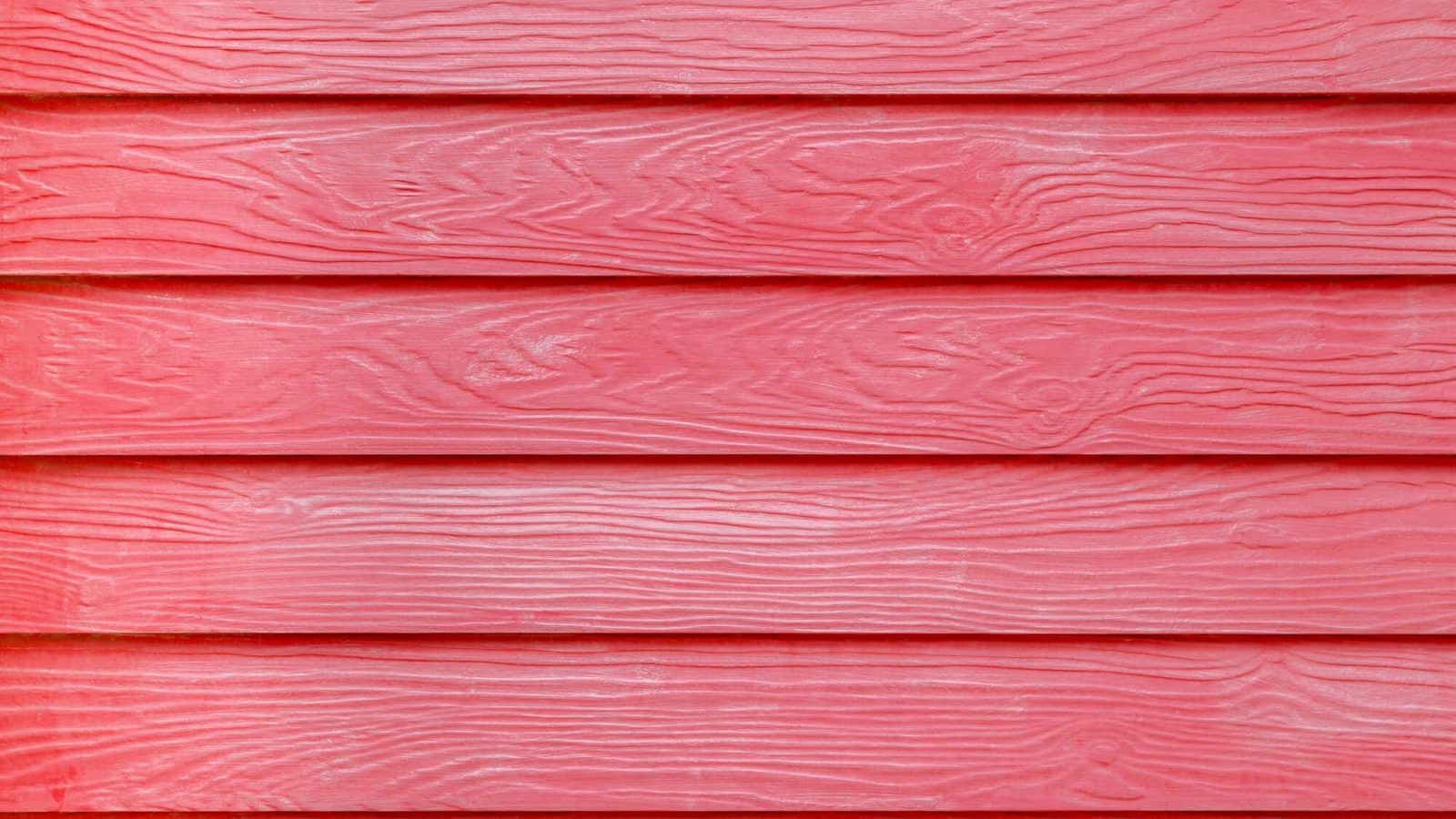 Red painted wood grain fiber cement board texture - Big Easy Siding